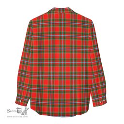 ScotsTee Shop Scottish Drummond of Perth Clan Crest Tartan Womens Long Sleeve Shirt