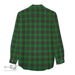 ScotsTee Shop Scottish Logie Clan Crest Tartan Womens Long Sleeve Shirt
