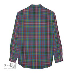 ScotsTee Shop Scottish Hyndman Clan Tartan Womens Long Sleeve Shirt