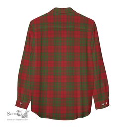 ScotsTee Shop Scottish MacAlister of Glenbarr Clan Crest Tartan Womens Long Sleeve Shirt