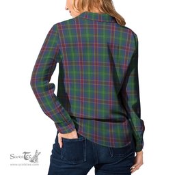 ScotsTee Shop Scottish Hart of Scotland Clan Tartan Womens Long Sleeve Shirt