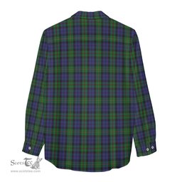 ScotsTee Shop Scottish MacEwan Clan Crest Tartan Womens Long Sleeve Shirt