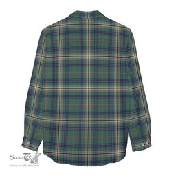 ScotsTee Shop Scottish Kennedy Modern Clan Crest Tartan Womens Long Sleeve Shirt