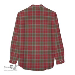 ScotsTee Shop Scottish Lindsay Weathered Clan Crest Tartan Womens Long Sleeve Shirt