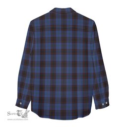 ScotsTee Shop Scottish Home (Hume) Clan Tartan Womens Long Sleeve Shirt