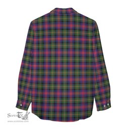 ScotsTee Shop Scottish Logan Modern Clan Tartan Womens Long Sleeve Shirt