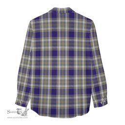 ScotsTee Shop Scottish Livingston Dress Clan Crest Tartan Womens Long Sleeve Shirt