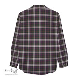 ScotsTee Shop Scottish MacDonald Dress Clan Tartan Womens Long Sleeve Shirt