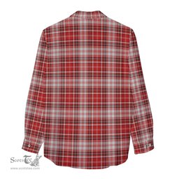 ScotsTee Shop Scottish MacDougall Dress Clan Crest Tartan Womens Long Sleeve Shirt