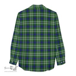 ScotsTee Shop Scottish Learmonth Clan Tartan Womens Long Sleeve Shirt
