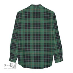 ScotsTee Shop Scottish MacAulay Hunting Ancient Clan Crest Tartan Womens Long Sleeve Shirt