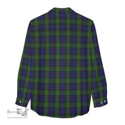 ScotsTee Shop Scottish Gunn Clan Crest Tartan Womens Long Sleeve Shirt