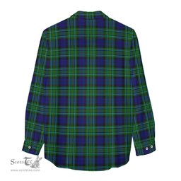 ScotsTee Shop Scottish MacCallum Modern Clan Tartan Womens Long Sleeve Shirt