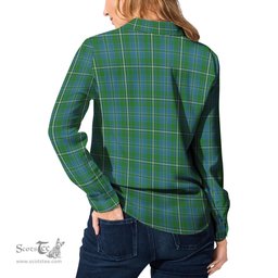 ScotsTee Shop Scottish Hay Hunting Clan Tartan Womens Long Sleeve Shirt