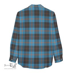 ScotsTee Shop Scottish Horsburgh Clan Crest Tartan Womens Long Sleeve Shirt
