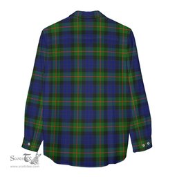 ScotsTee Shop Scottish Jamieson Clan Tartan Womens Long Sleeve Shirt