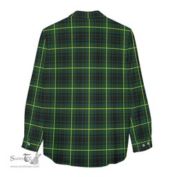 ScotsTee Shop Scottish MacArthur Modern Clan Tartan Womens Long Sleeve Shirt
