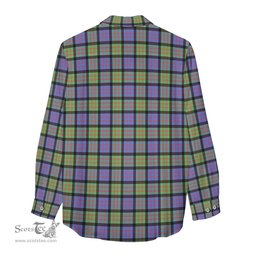 ScotsTee Shop Scottish MacDonald Ancient Clan Tartan Womens Long Sleeve Shirt