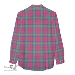 ScotsTee Shop Scottish Lindsay Ancient Clan Tartan Womens Long Sleeve Shirt