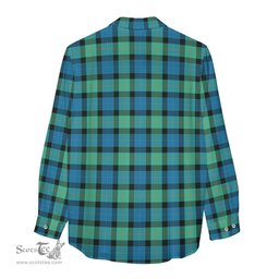 ScotsTee Shop Scottish Gunn Ancient Clan Tartan Womens Long Sleeve Shirt