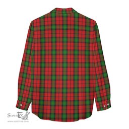 ScotsTee Shop Scottish Kerr Clan Tartan Womens Long Sleeve Shirt