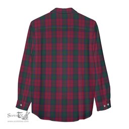 ScotsTee Shop Scottish Lindsay Clan Tartan Womens Long Sleeve Shirt