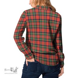 ScotsTee Shop Scottish Lyle Clan Tartan Womens Long Sleeve Shirt