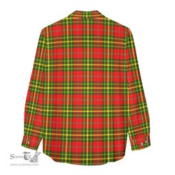 ScotsTee Shop Scottish Leask Modern Clan Tartan Womens Long Sleeve Shirt