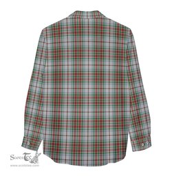 ScotsTee Shop Scottish MacBain Dress Clan Crest Tartan Womens Long Sleeve Shirt