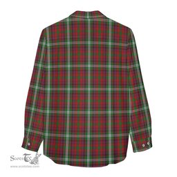 ScotsTee Shop Scottish Maguire Clan Tartan Womens Long Sleeve Shirt