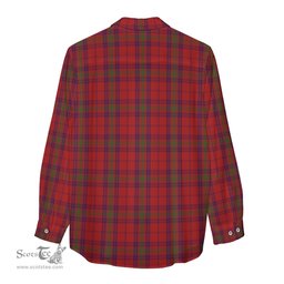 ScotsTee Shop Scottish Ross Old Clan Tartan Womens Long Sleeve Shirt