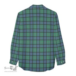 ScotsTee Shop Scottish Sinclair Hunting Ancient Clan Crest Tartan Womens Long Sleeve Shirt