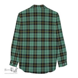 ScotsTee Shop Scottish Wallace Hunting Ancient Clan Crest Tartan Womens Long Sleeve Shirt