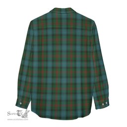ScotsTee Shop Scottish Ross Hunting Clan Crest Tartan Womens Long Sleeve Shirt