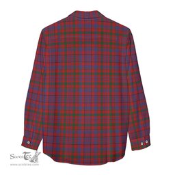ScotsTee Shop Scottish Murray of Tullibardine Clan Crest Tartan Womens Long Sleeve Shirt