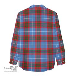 ScotsTee Shop Scottish Preston Clan Crest Tartan Womens Long Sleeve Shirt