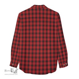 ScotsTee Shop Scottish MacIver Clan Crest Tartan Womens Long Sleeve Shirt
