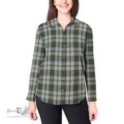 ScotsTee Shop Scottish Taylor Dress Clan Tartan Womens Long Sleeve Shirt