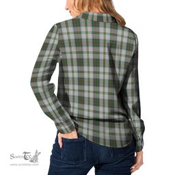 ScotsTee Shop Scottish Taylor Dress Clan Tartan Womens Long Sleeve Shirt