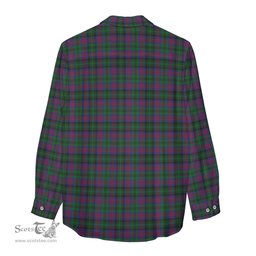 ScotsTee Shop Scottish MacLachlan Hunting Clan Tartan Womens Long Sleeve Shirt