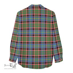 ScotsTee Shop Scottish Stirling Bannockburn Clan Tartan Womens Long Sleeve Shirt