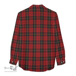 ScotsTee Shop Scottish Wallace Clan Crest Tartan Womens Long Sleeve Shirt
