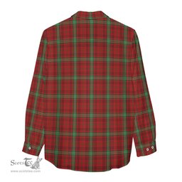 ScotsTee Shop Scottish Morrison Clan Crest Tartan Womens Long Sleeve Shirt