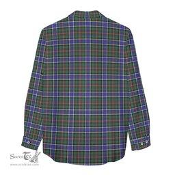 ScotsTee Shop Scottish Ogilvie (Ogilvy) Hunting Modern Clan Tartan Womens Long Sleeve Shirt