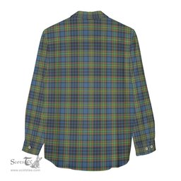 ScotsTee Shop Scottish MacLellan Ancient Clan Tartan Womens Long Sleeve Shirt
