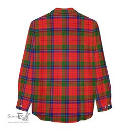 ScotsTee Shop Scottish MacNicol of Scorrybreac Clan Crest Tartan Womens Long Sleeve Shirt
