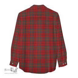ScotsTee Shop Scottish Stewart of Galloway Clan Tartan Womens Long Sleeve Shirt