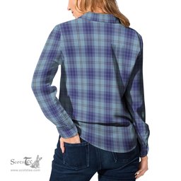 ScotsTee Shop Scottish Traynor Clan Tartan Womens Long Sleeve Shirt