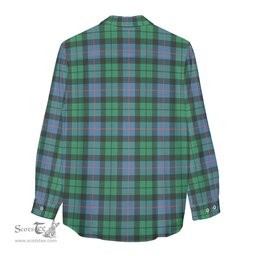 ScotsTee Shop Scottish Morrison Ancient Clan Crest Tartan Womens Long Sleeve Shirt
