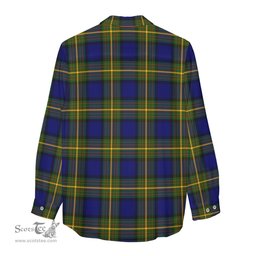 ScotsTee Shop Scottish Moore Clan Crest Tartan Womens Long Sleeve Shirt
